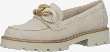 GABOR Classic Flats in Beige: front