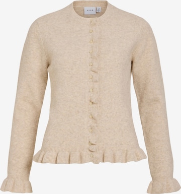VILA Cardigan 'VIJacia' i beige: forside