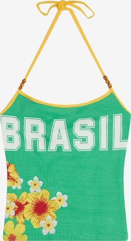 Bershka Toppi värissä vihreä: etupuoli