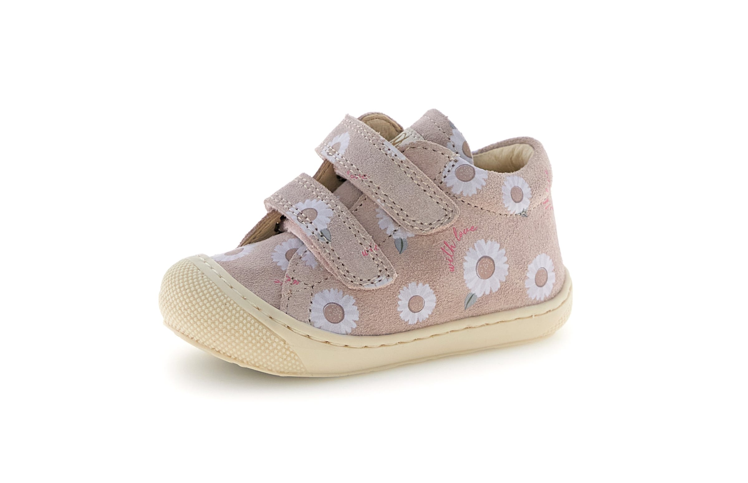 NATURINO First-Step Shoes in Pink: front