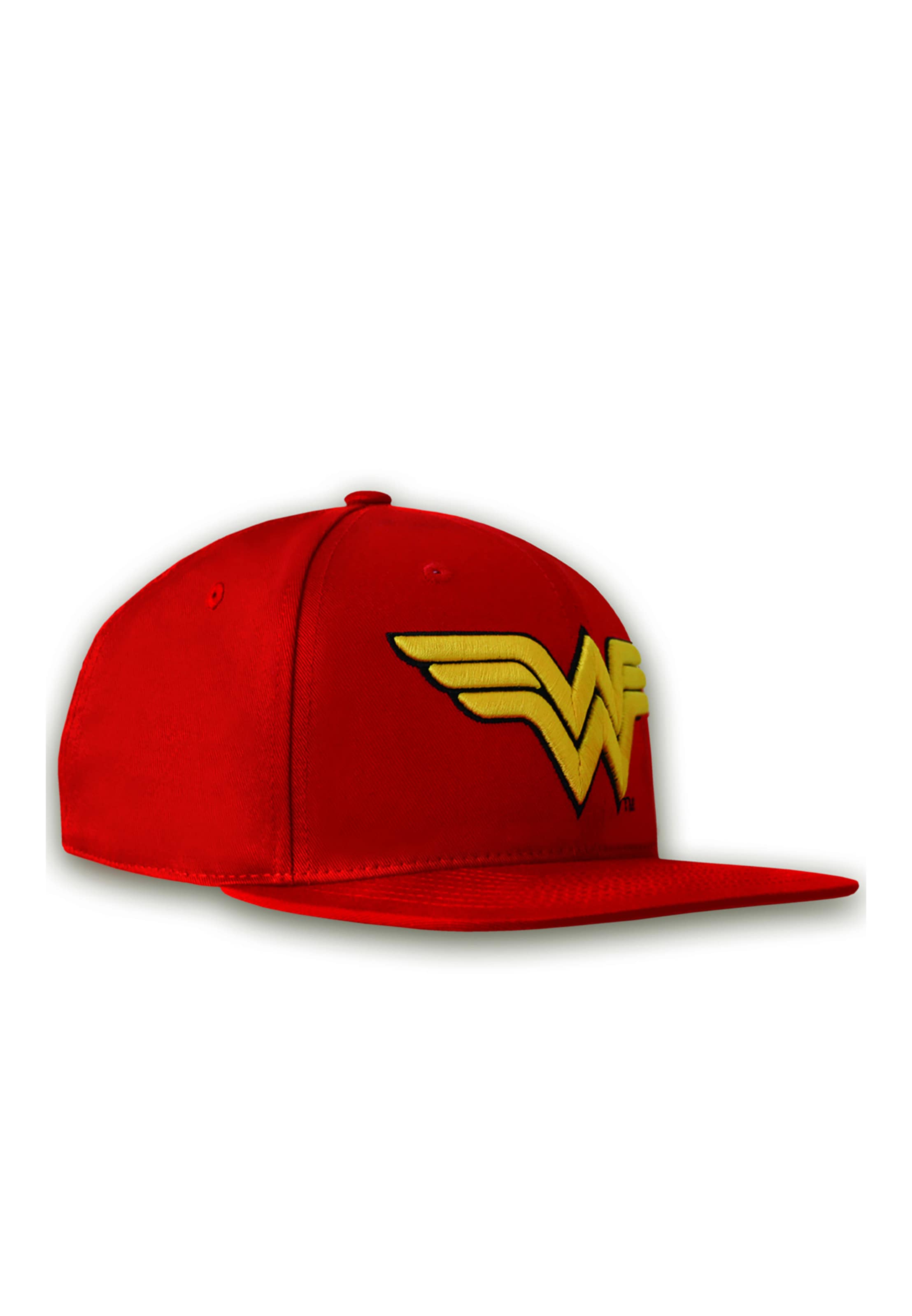 LOGOSHIRT Hoed 'DC Wonder Woman' in Rood: voorkant