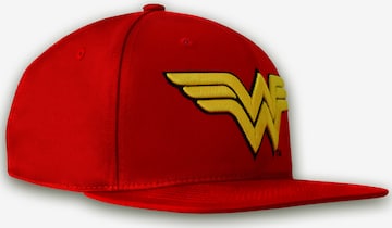 LOGOSHIRT Cap 'DC Wonder Woman' in Rot: front