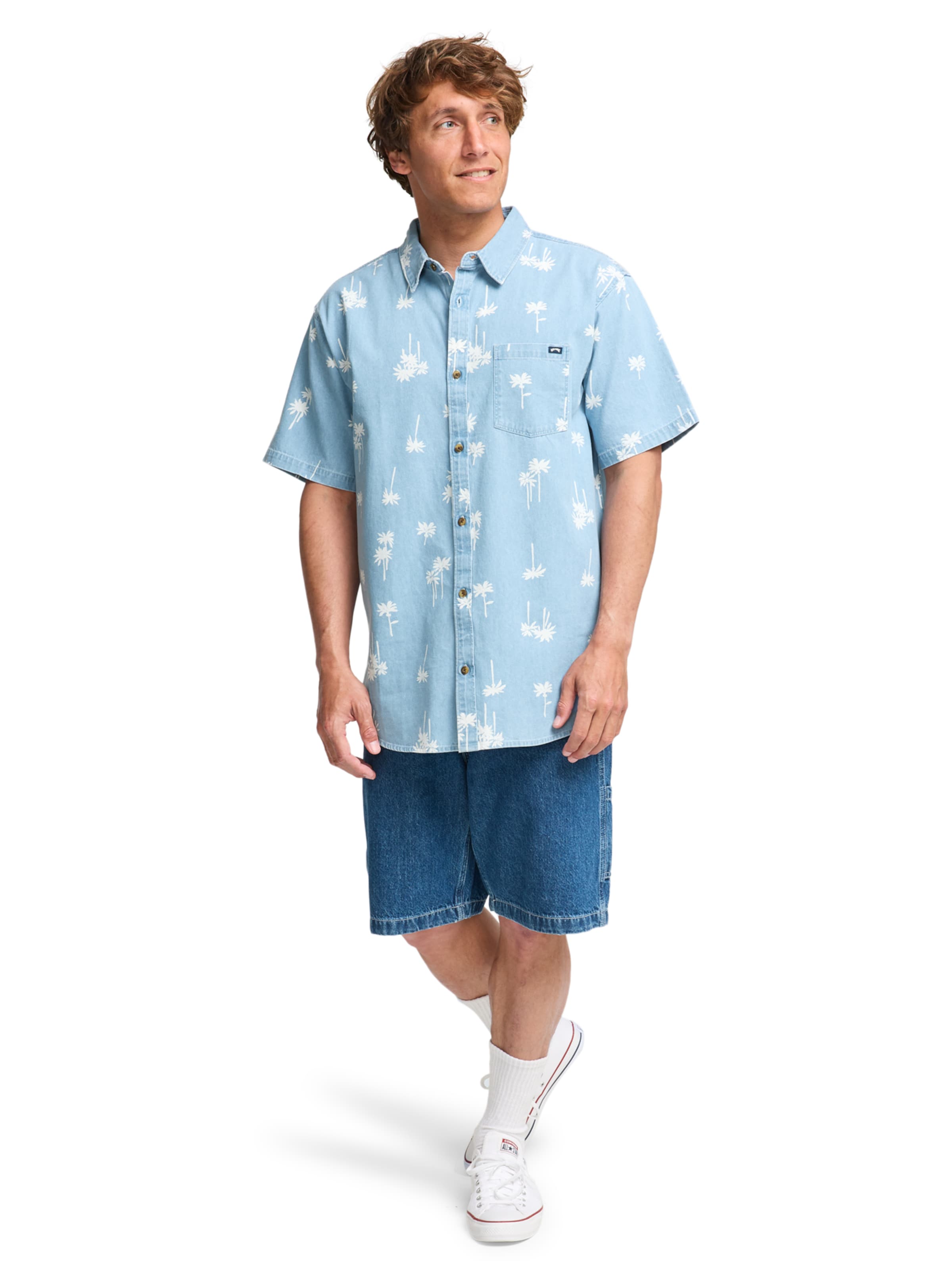 BILLABONG Comfort Fit Hemd 'Sundays' in Blau