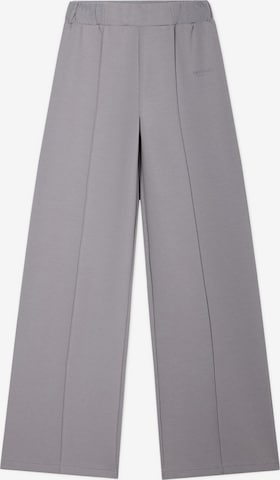 Wide Leg Pantalon Trussardi en gris : devant
