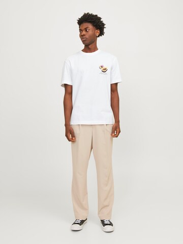 JACK & JONES Bluser & t-shirts 'JJTampa' i hvid