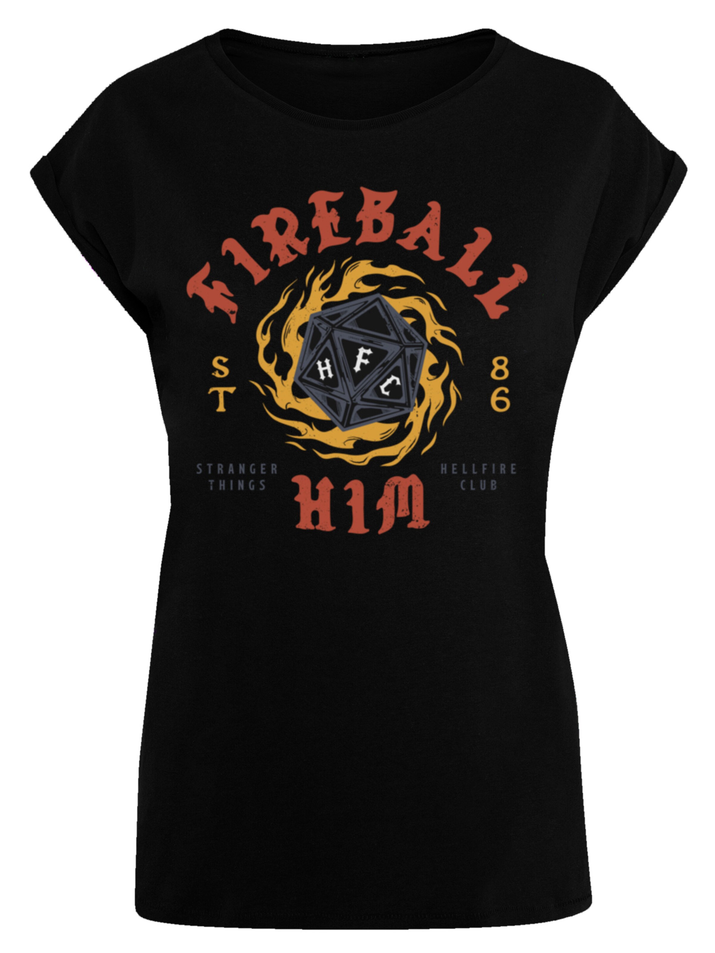 T-shirt F4NT4STIC en noir : devant