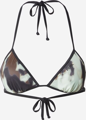 Triangolo Top per bikini 'REGGISENO' di DIESEL in marrone: frontale