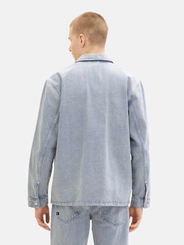 TOM TAILOR DENIM Overgangsjakke i blå