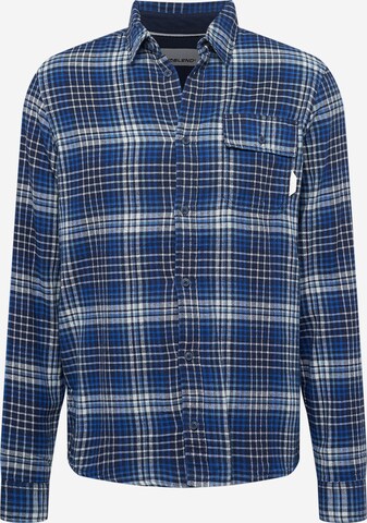 BLEND - Ajuste regular Camisa en azul: frente