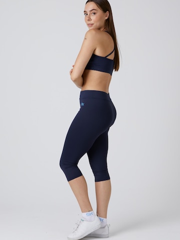 SPORTKIND Skinny Leggings '3/4 Leggings'‌‌‌‌‌ in Blau