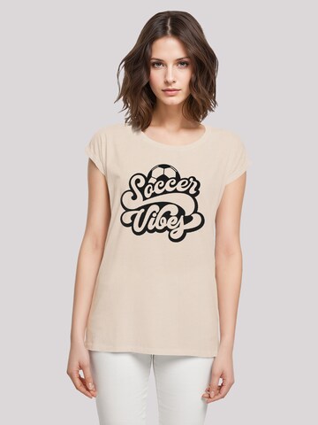 F4NT4STIC Shirt in Beige: front