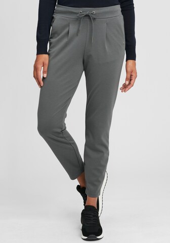 Oxmo Loose fit Pants in Grey: front