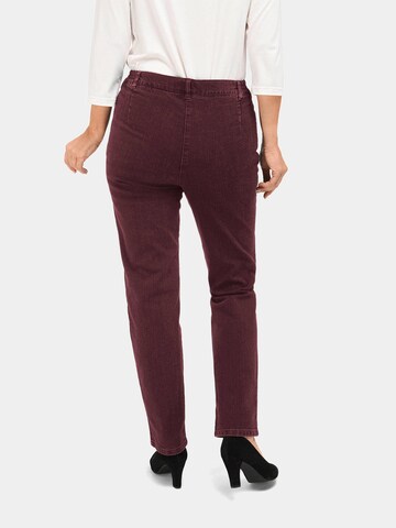 Goldner Regular Jeans 'Anna' in Rood