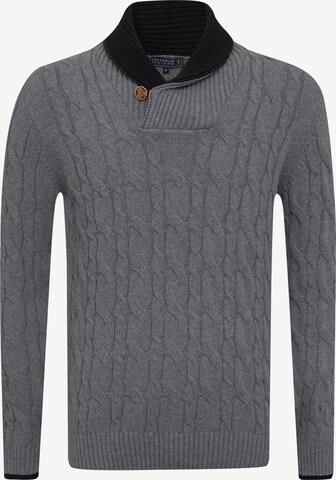 Pull-over 'Meribel' Sir Raymond Tailor en gris : devant