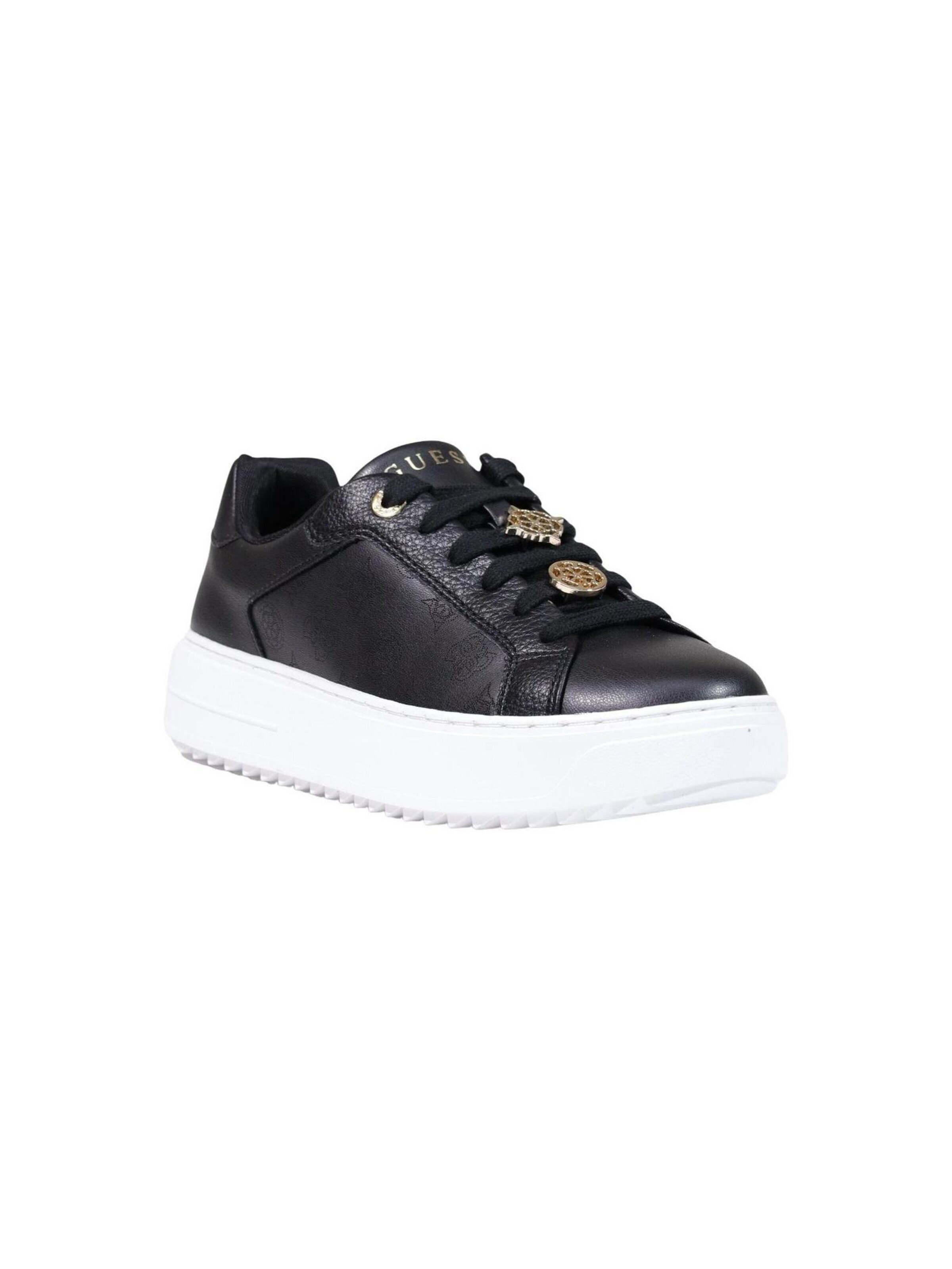 Baskets basses 'DUENA FLFDUE ELE12' GUESS en noir