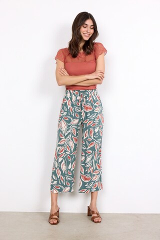 Soyaconcept Wide leg Broek 'LEDA' in Groen