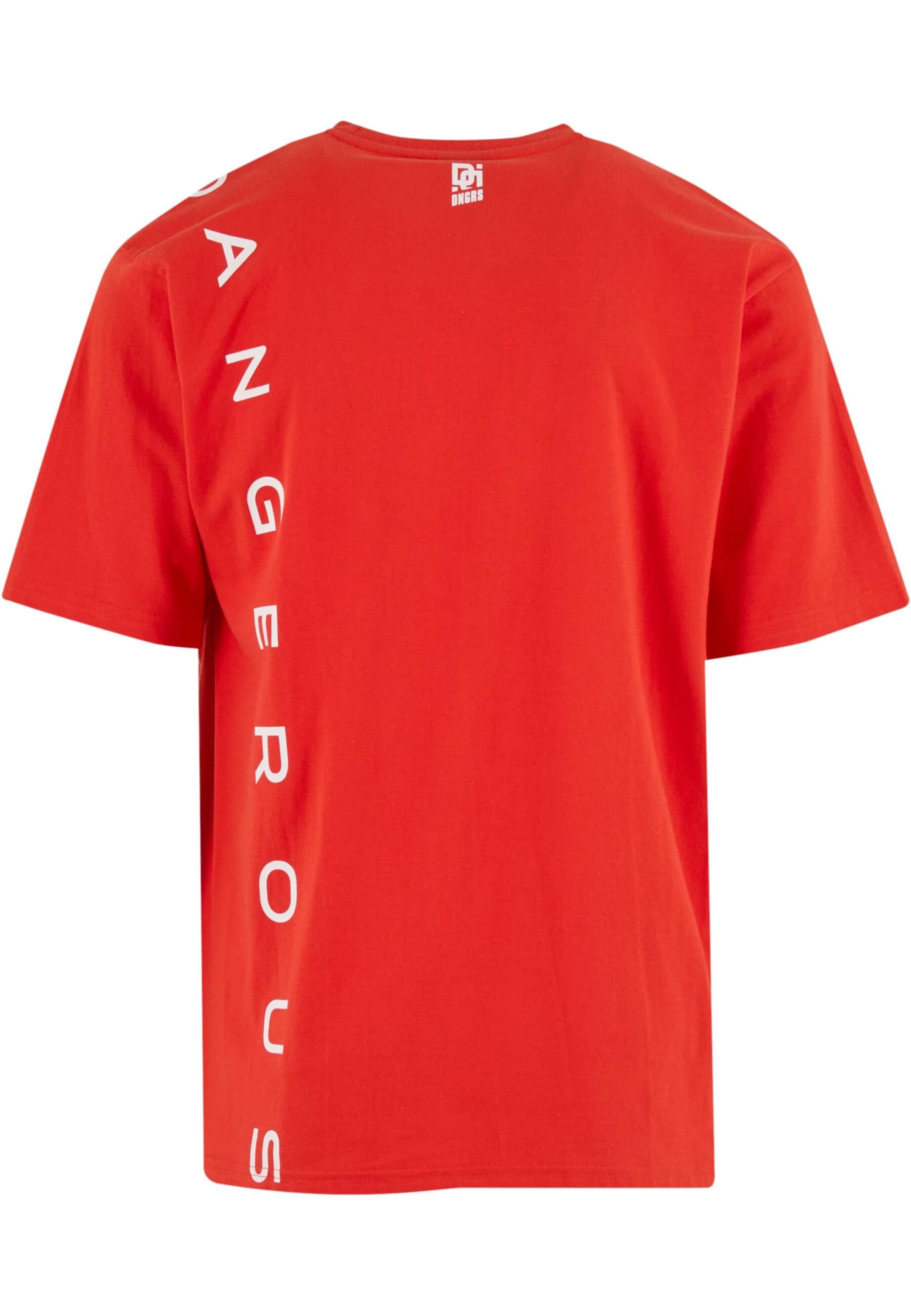 T-Shirt Dangerous DNGRS en rouge