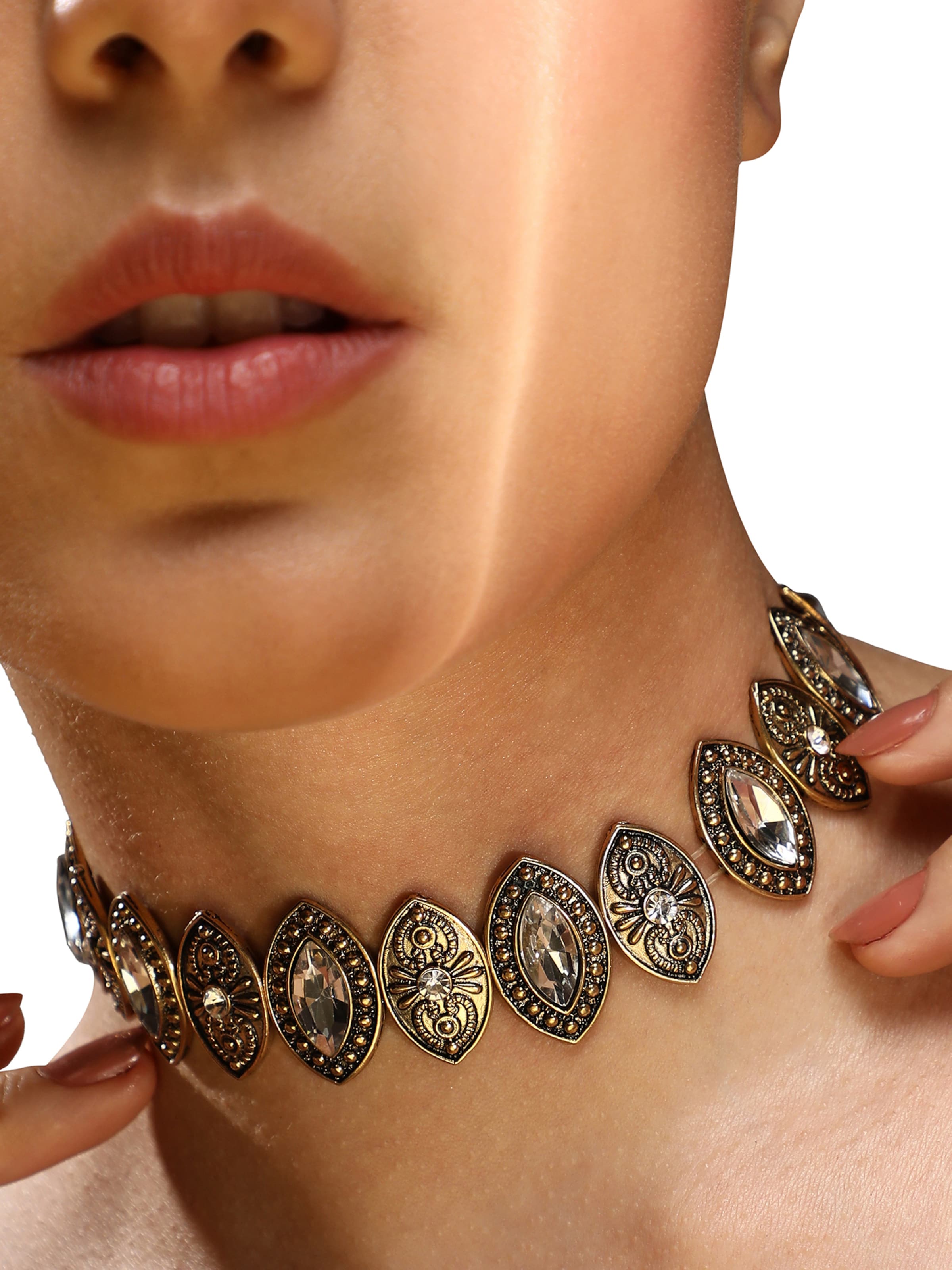 SOHI Řetízek 'Sobha' – zlatá: přední strana