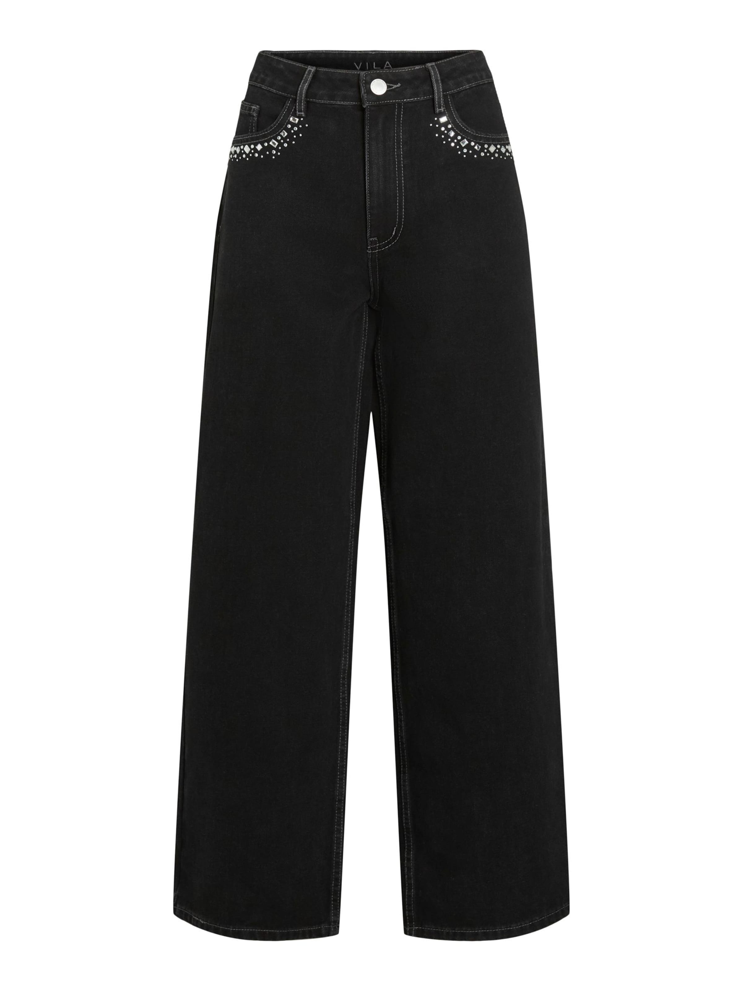 VILA Jeans 'VIFreya' in dunkelgrau, Produktansicht