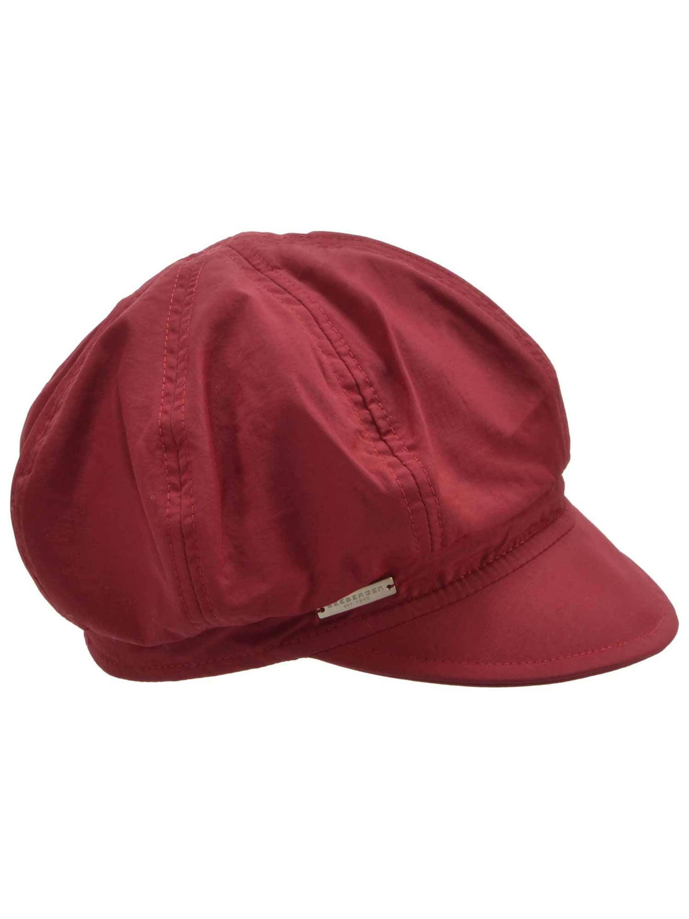 Seeberger Cap 'Cap'‌‌‌‌‌ in Rot: Vorderseite