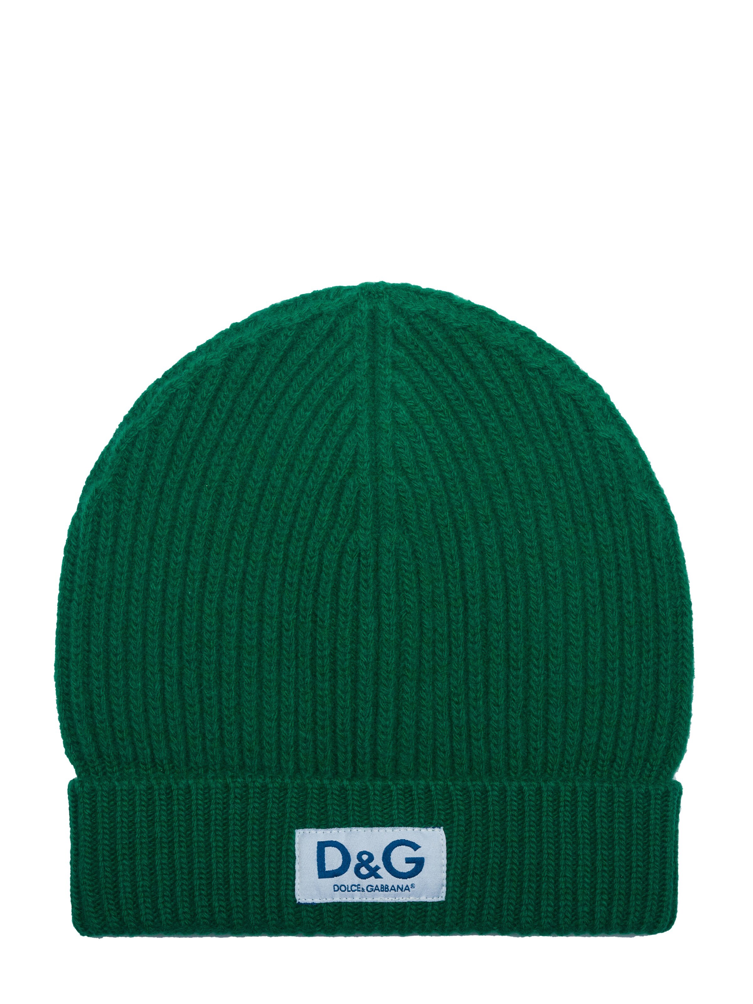 Berretto di DOLCE & GABBANA in verde: frontale
