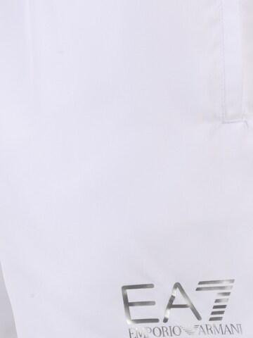 Boardshorts EA7 Emporio Armani en blanc