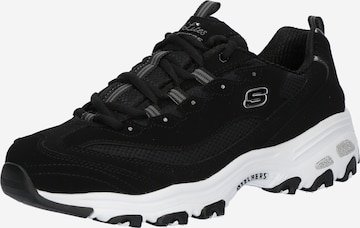 Sneaker low 'Biggest Fan' de la SKECHERS pe negru: față