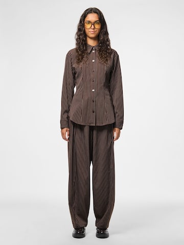 Chemisier PIECES en marron