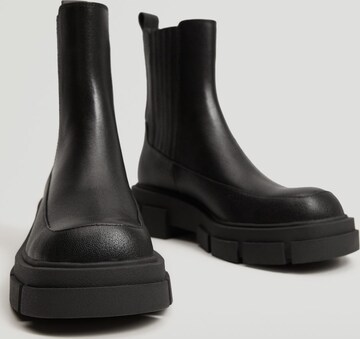 MANGO Boots  'dent' in Schwarz