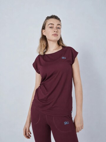 SPORTKIND Functioneel shirt 'Loose Fit' in Rood: voorkant