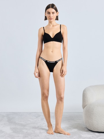 Slip di Karl Lagerfeld in nero
