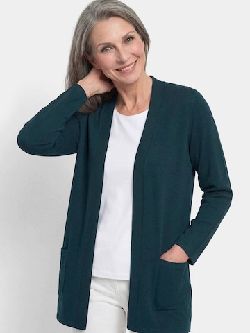 Goldner Knit Cardigan in Green: front