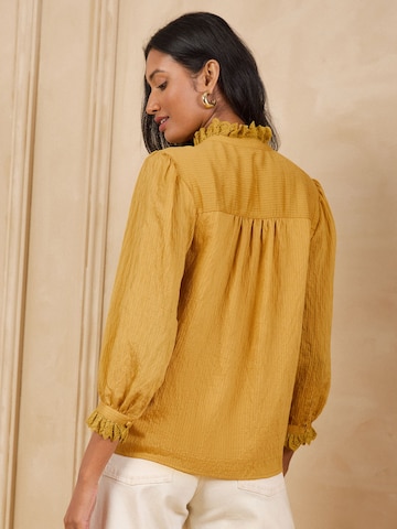 Camicia da donna di love & roses in giallo