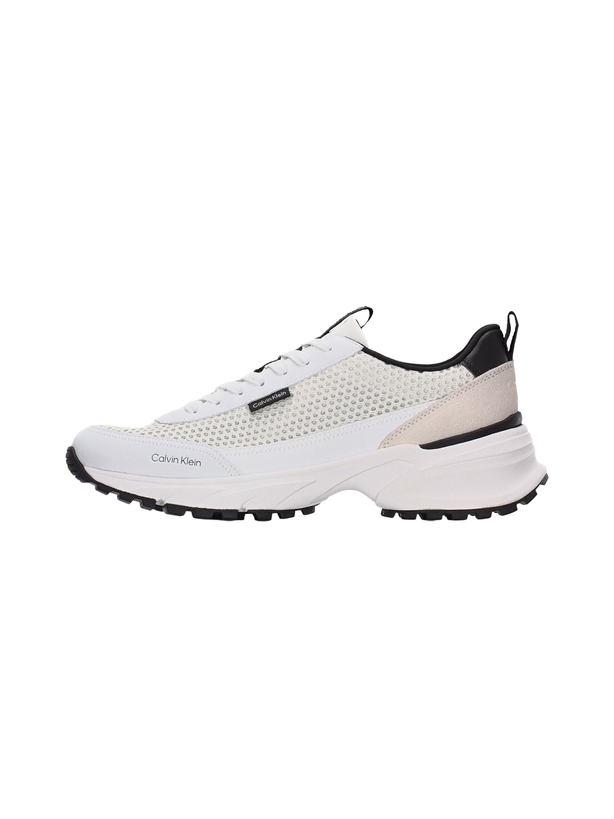 Baskets basses 'HIKE RUNNER' Calvin Klein en blanc : devant