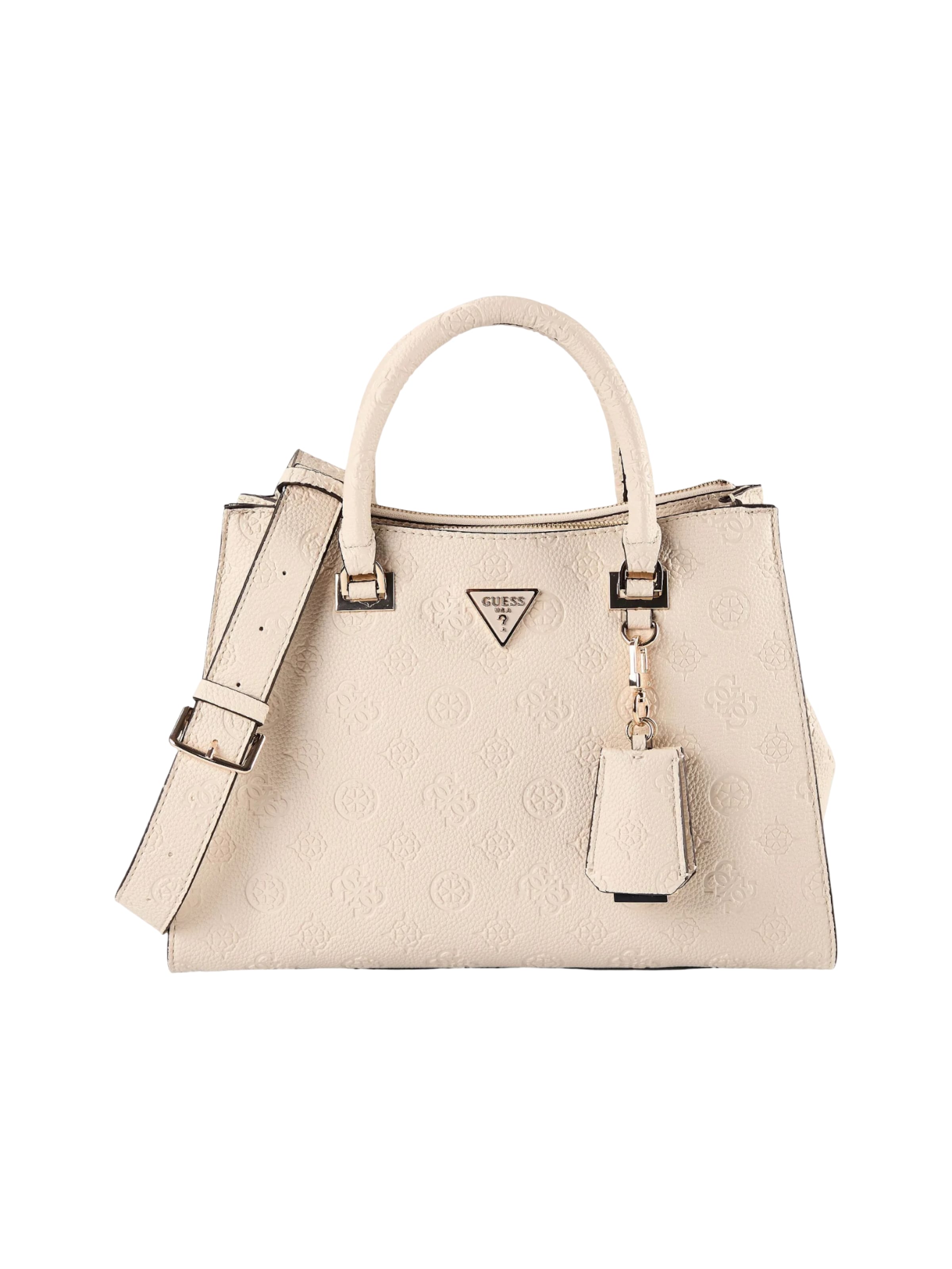 GUESS - Bolso de hombro 'CRESIDIA II SOCIETY SATCHEL HWPD98 88070' en beige: frente