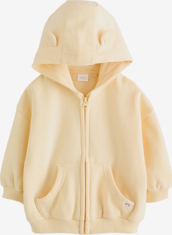 Next Sweatvest in Geel: voorkant