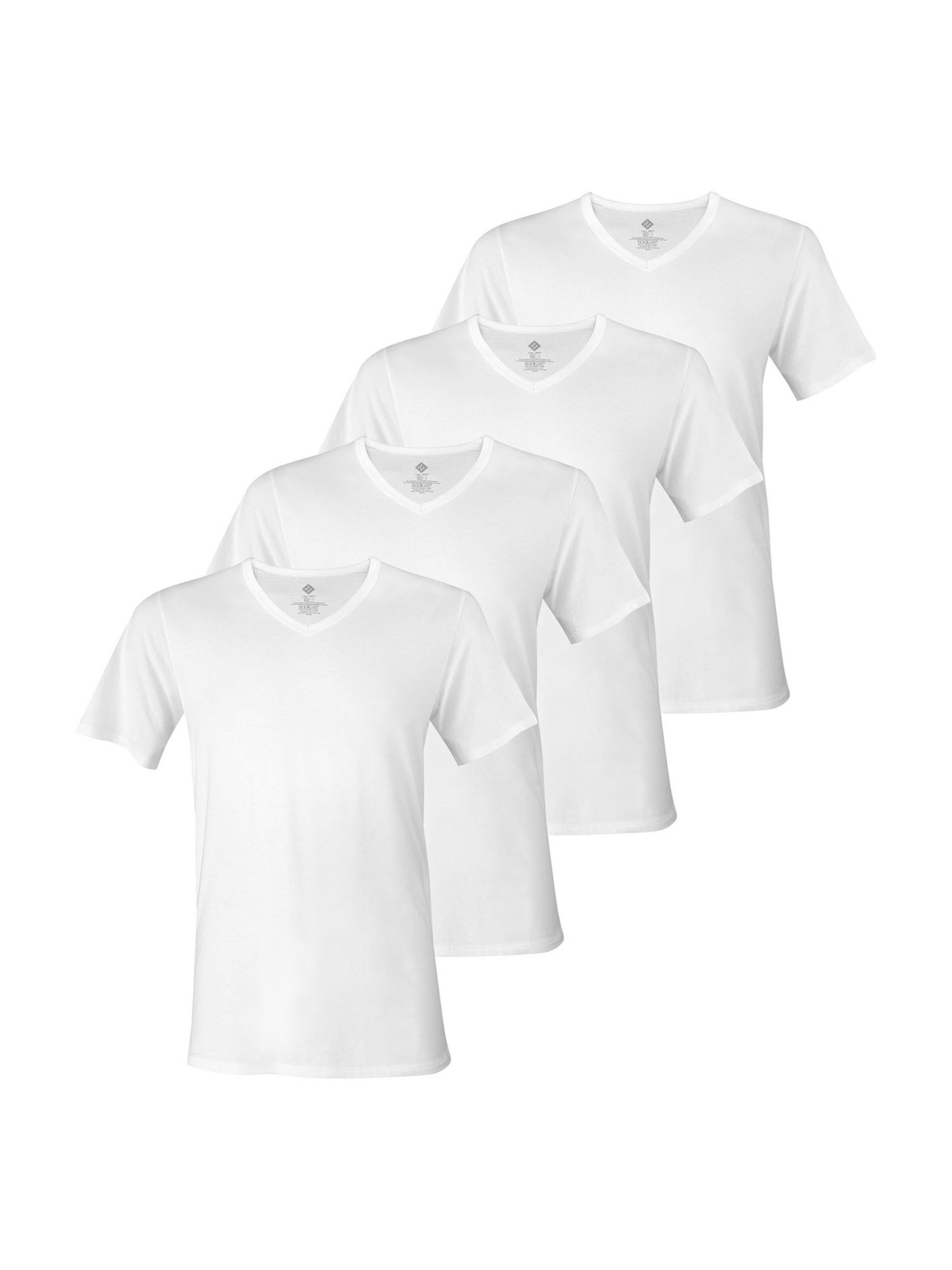 Nur Der Shirt ' Cotton Active ' in White: front