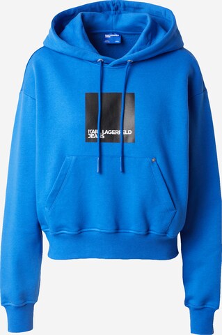 KARL LAGERFELD JEANS Sweatshirt in Blue: front