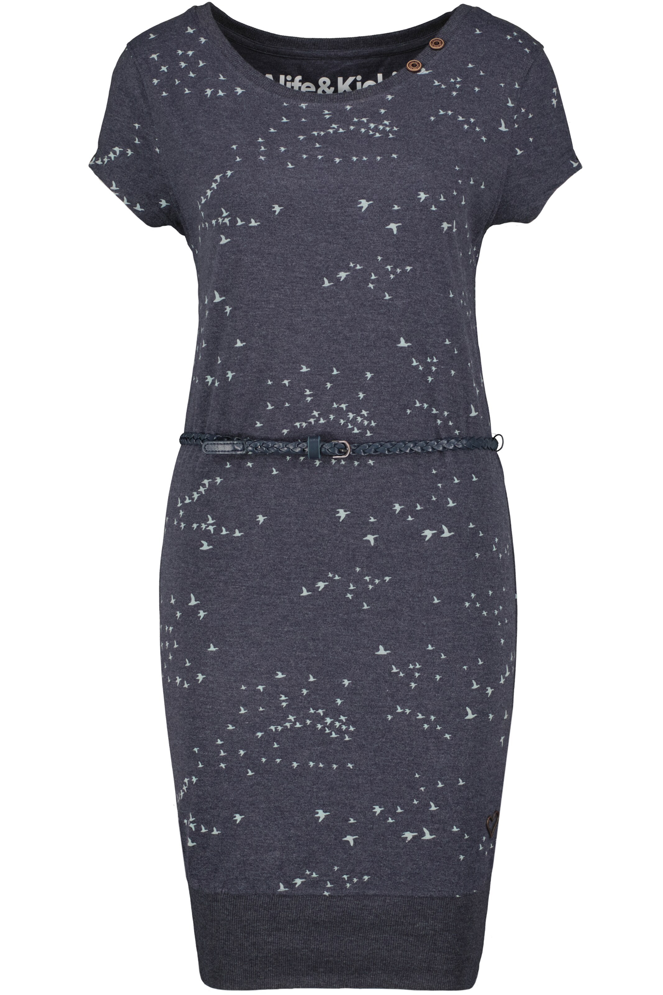 alife & kickin Jurk 'ColetteAK B' in Blauw: voorkant