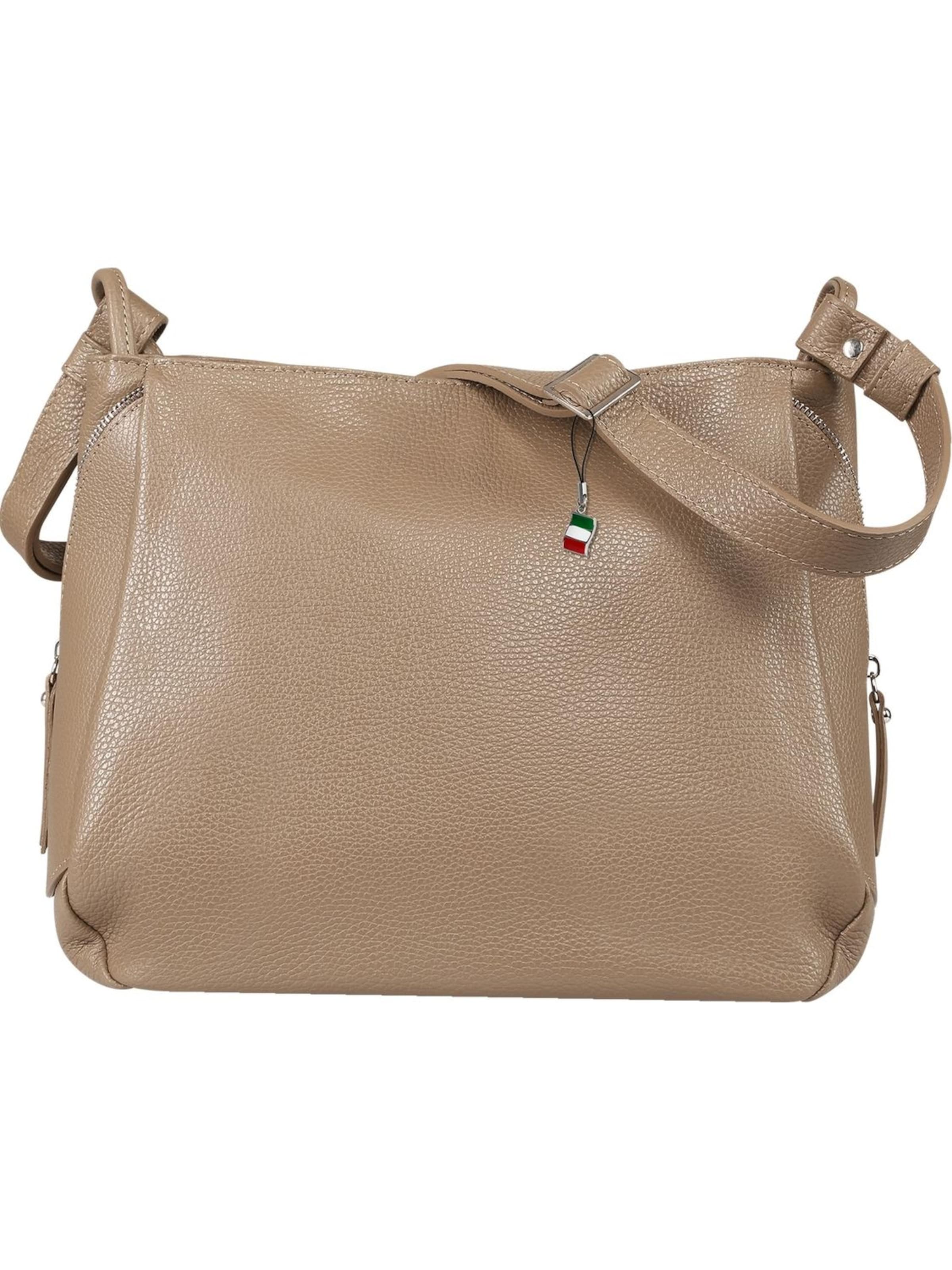 Florence Schoudertas in Beige: voorkant