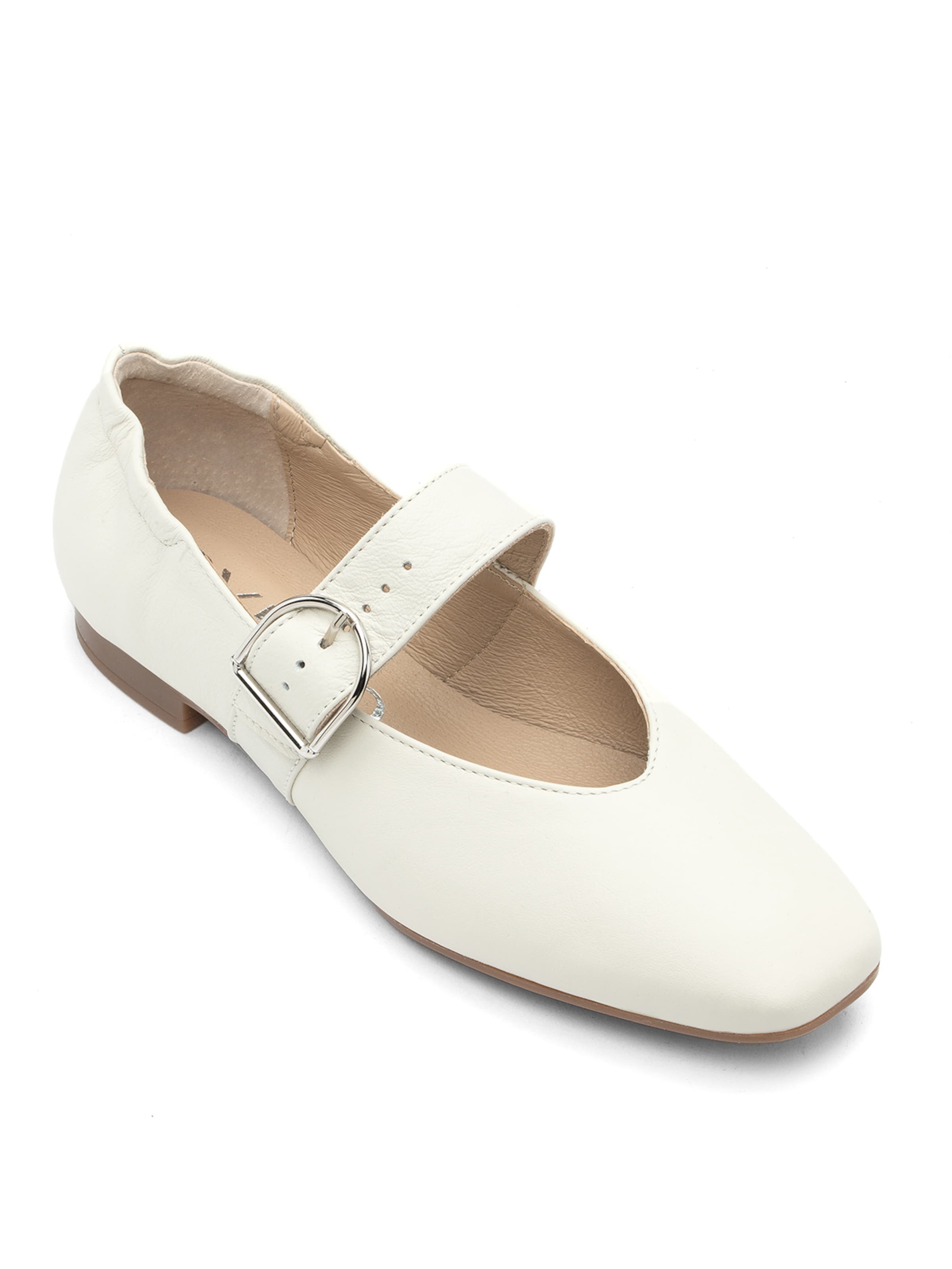 smėlio RYŁKO Balerinos su dirželiais: priekis