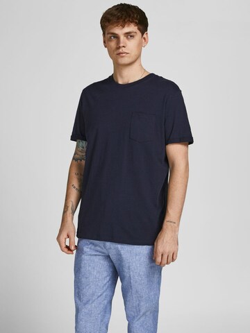 JACK & JONES Shirt 'Tropic' in Blue: front