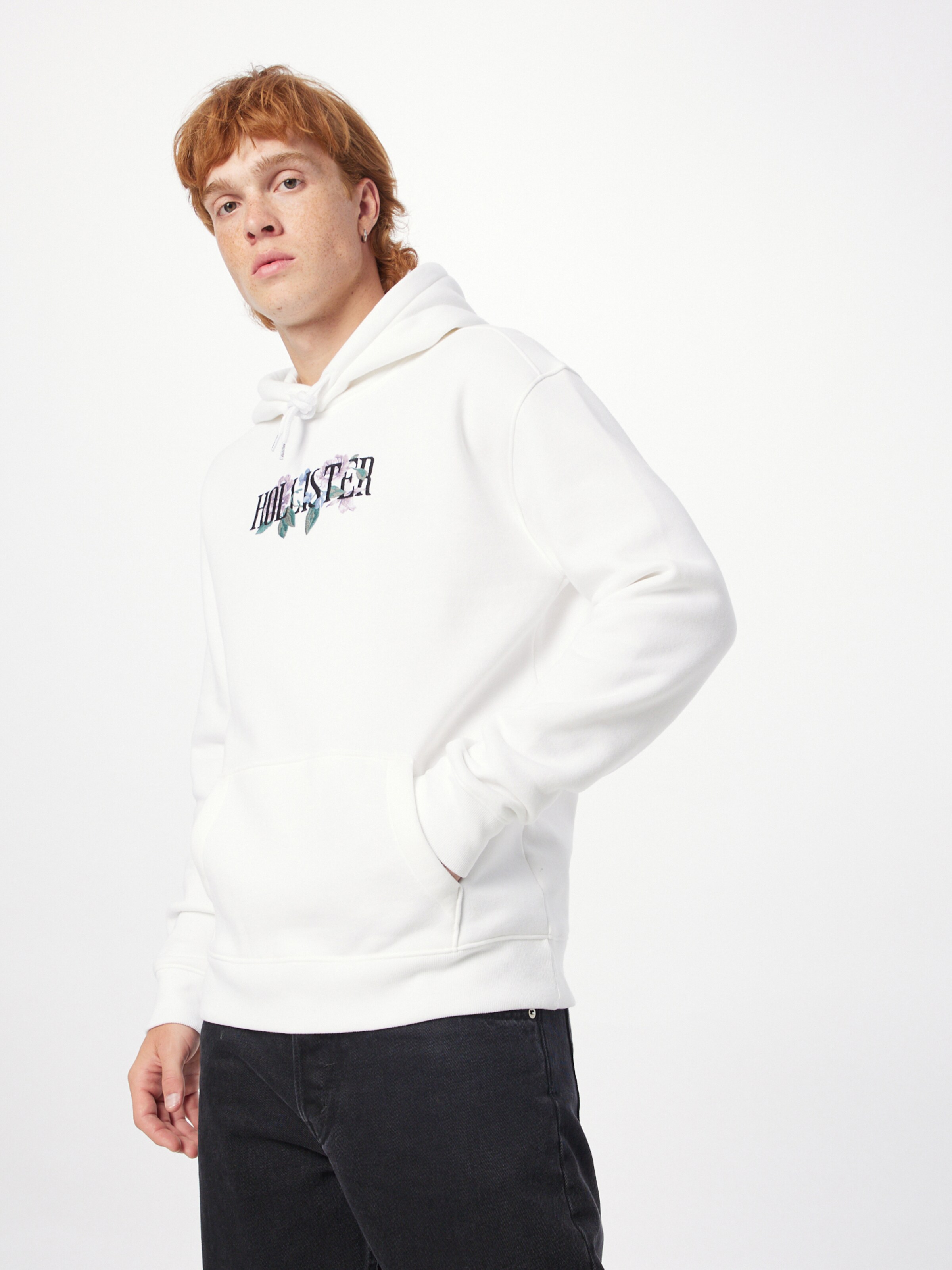 Hollister white store sweatshirt