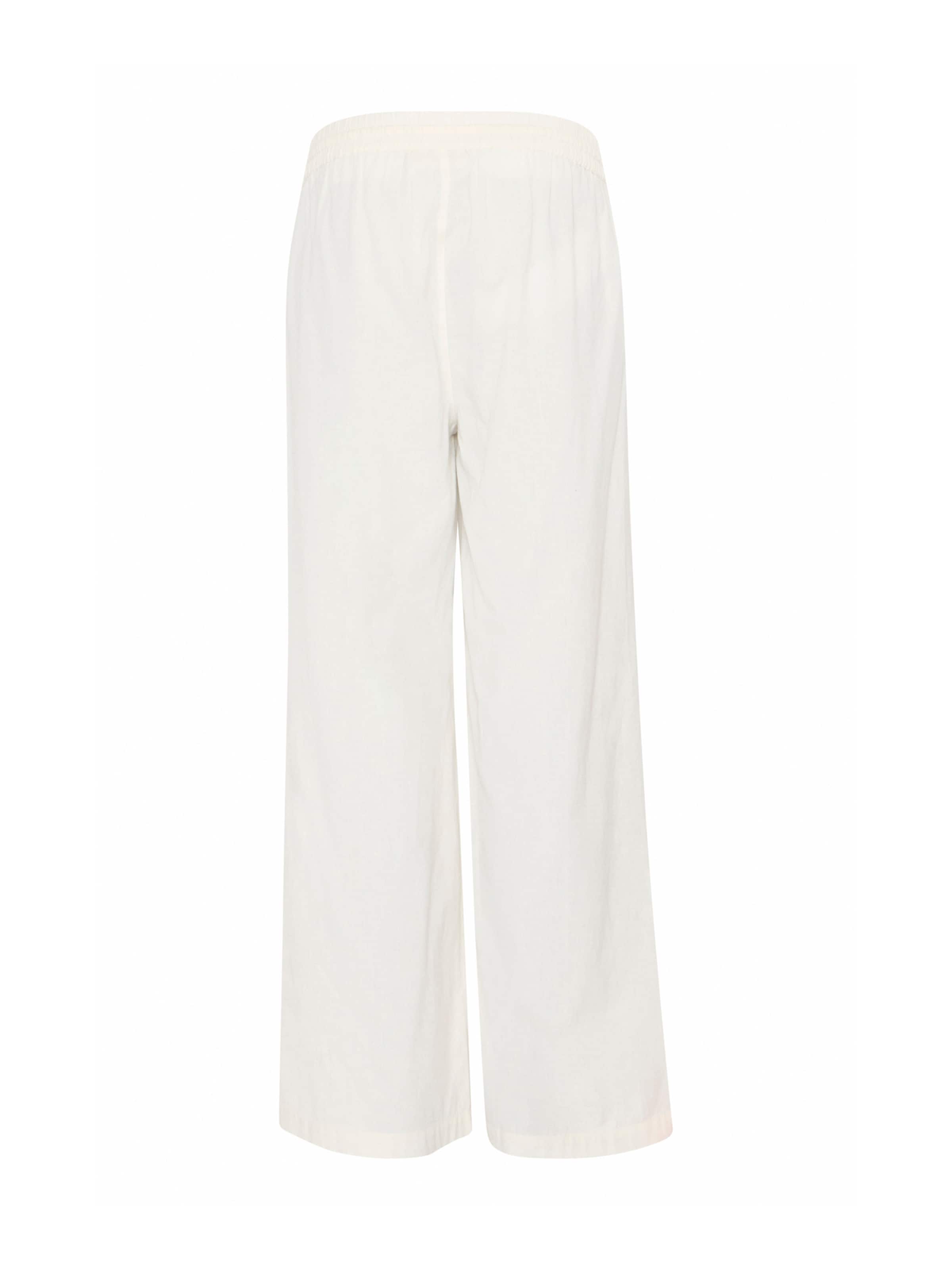 Fransa Loose fit Trousers 'Maddie' in White