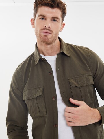 Threadbare Regular fit Between-season jacket in Green