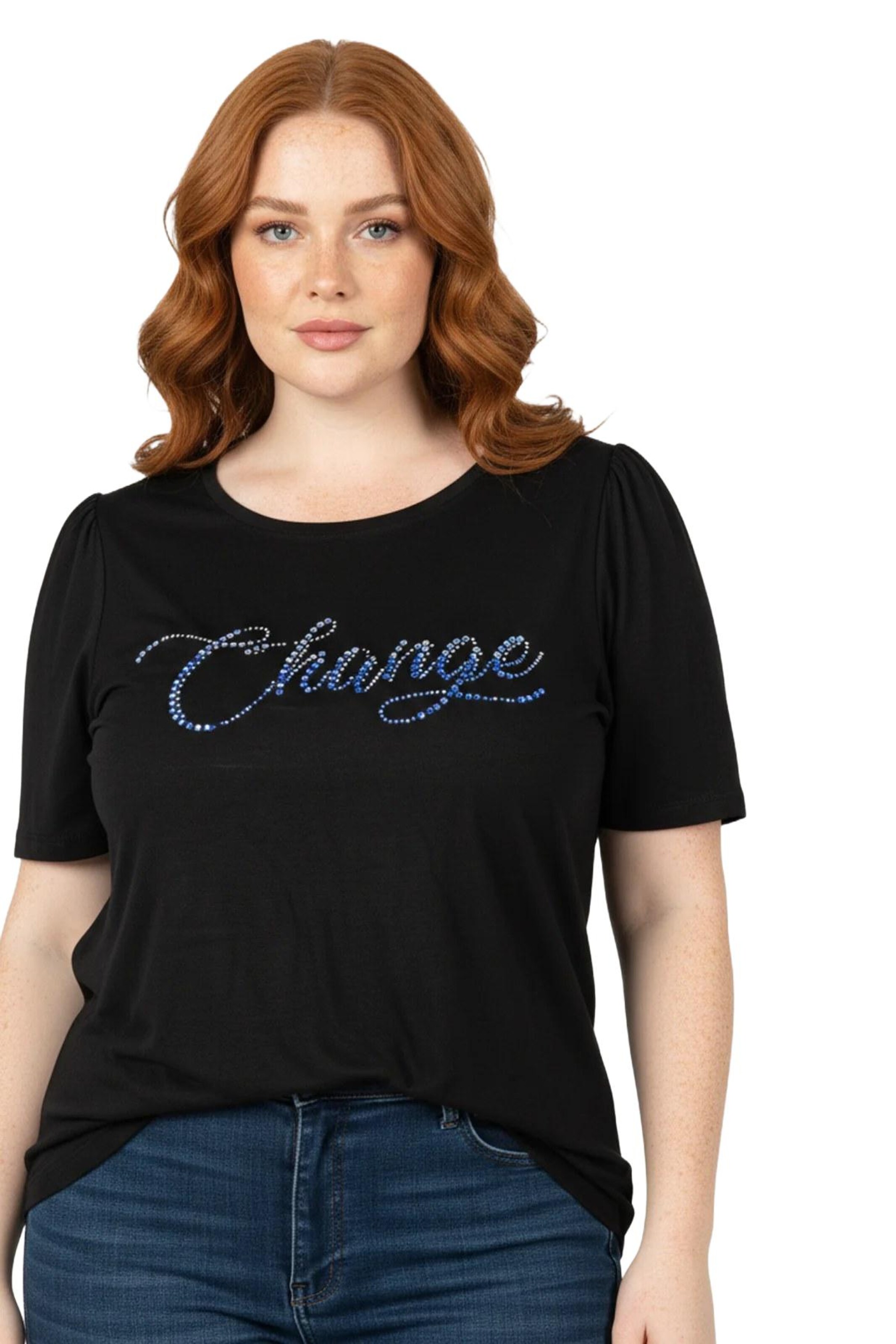 T-shirt Shape Of You en noir : devant