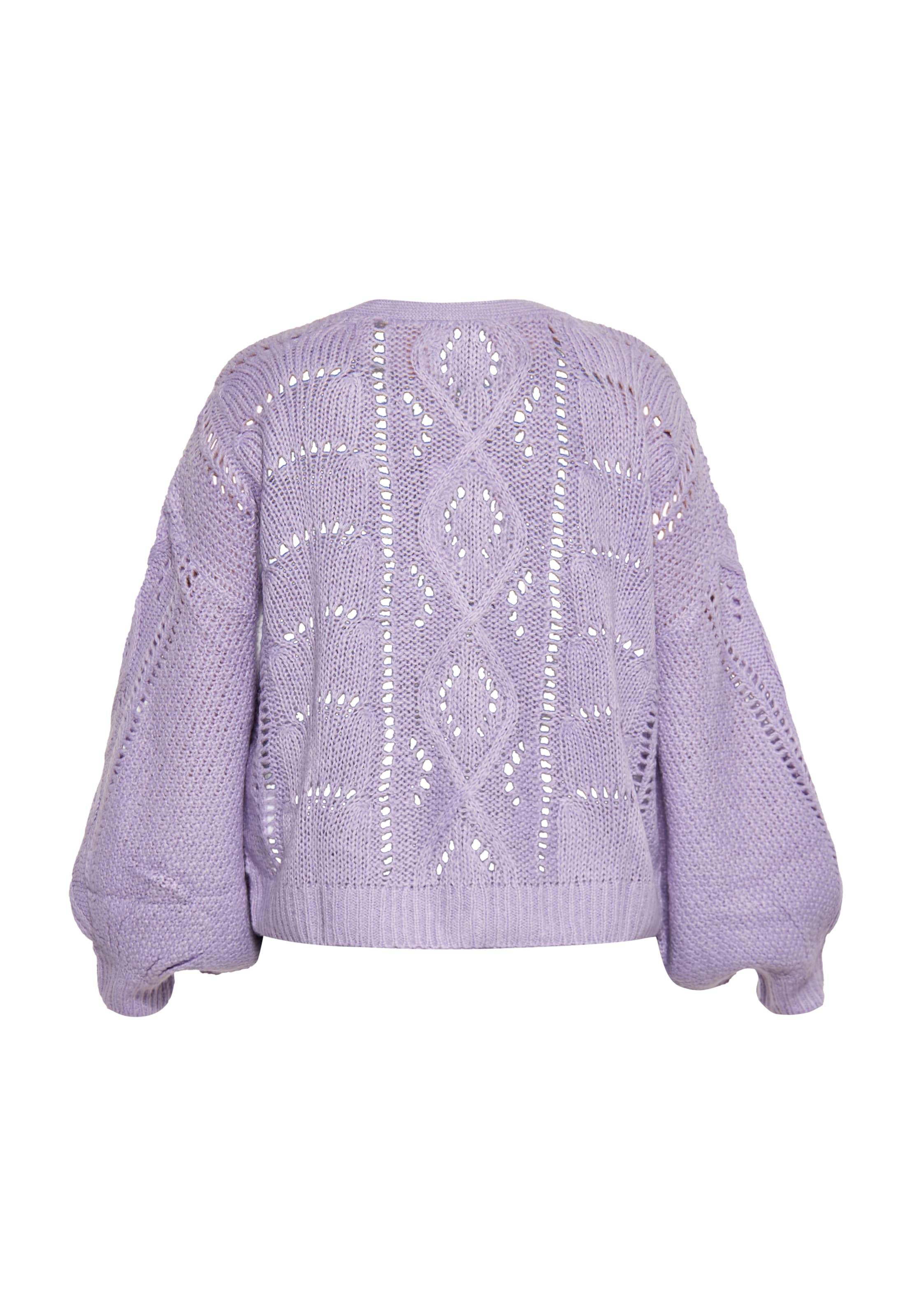 swirly Cardigan i lilla