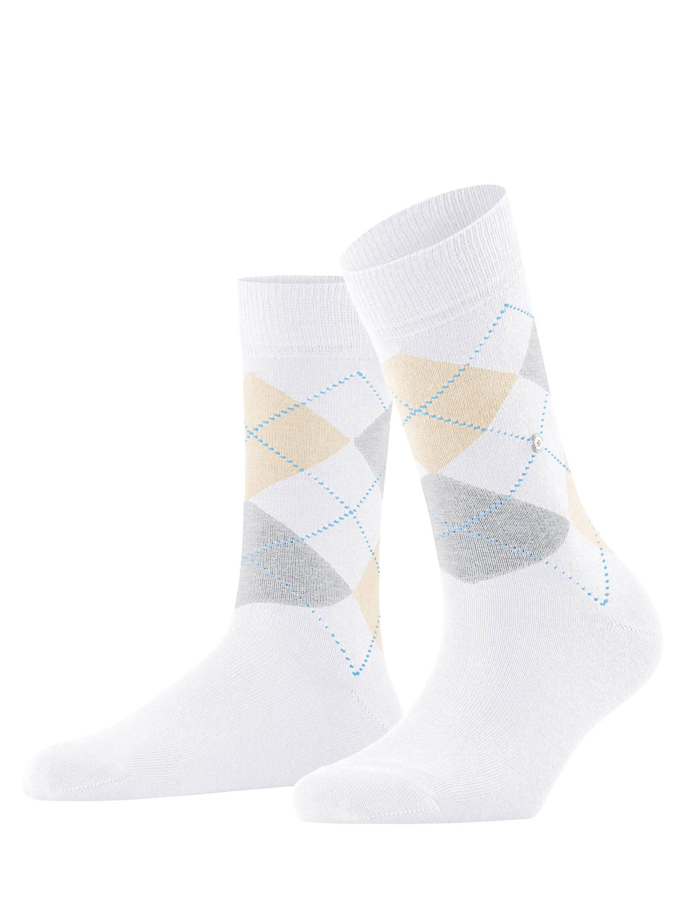 BURLINGTON Socks 'Queen' in White: front