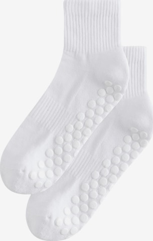 Chaussettes Next en blanc : devant