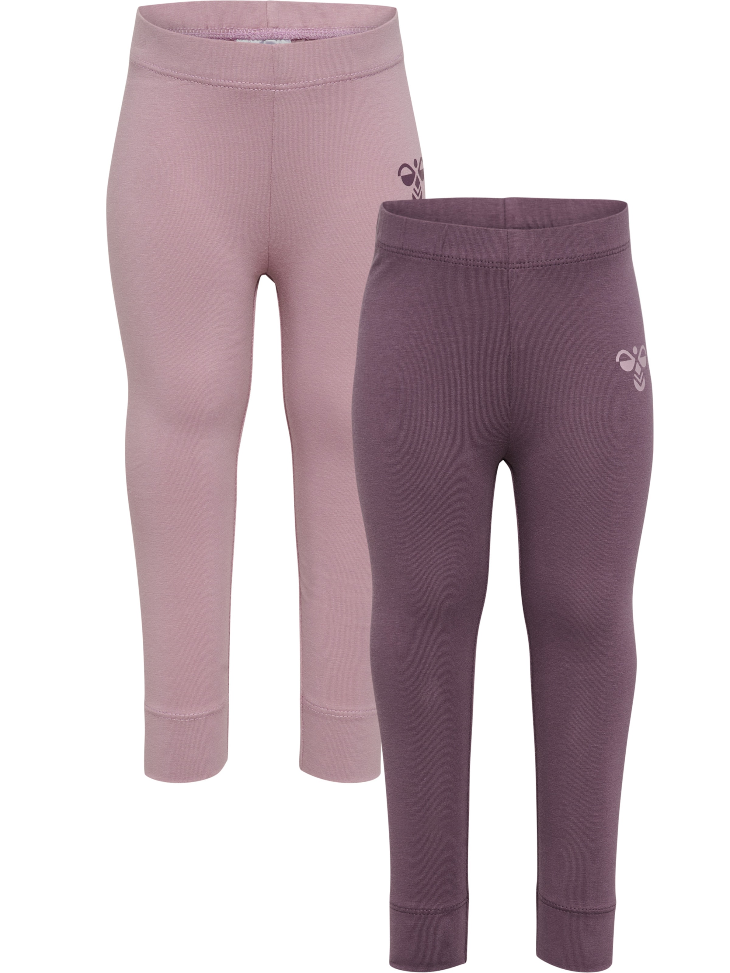 Coupe slim Leggings Hummel en violet : devant